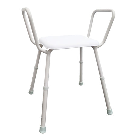 Height Adjustable Shower Stool with Arms