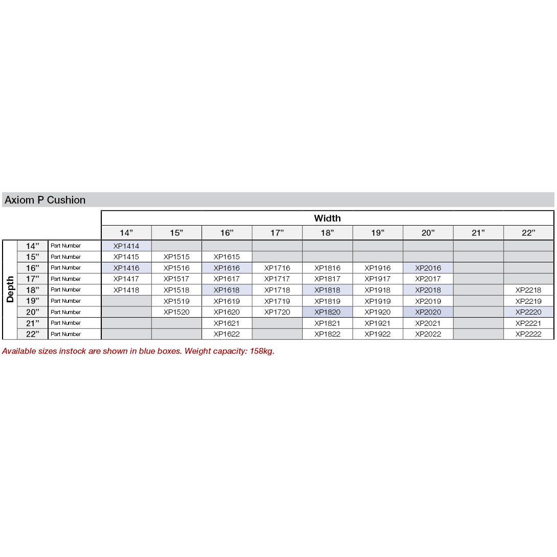 Ki Mobility Axiom P Cushion