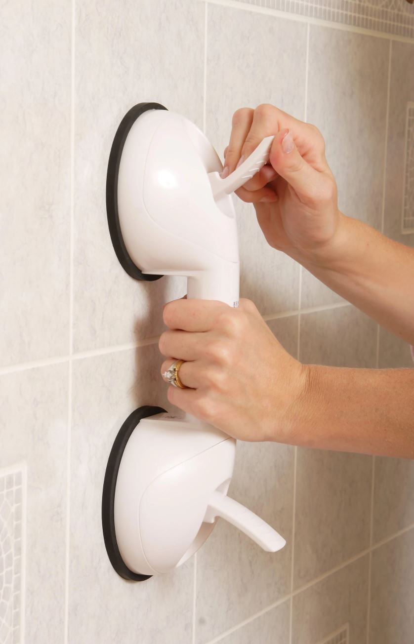 Single Grip Portable Suction Grab Bar