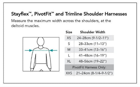 Bodypoint Pivotfit Shoulder Harness - Standard Flat Mount