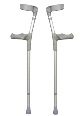 Forearm Crutches - Comfy Handle - Pair