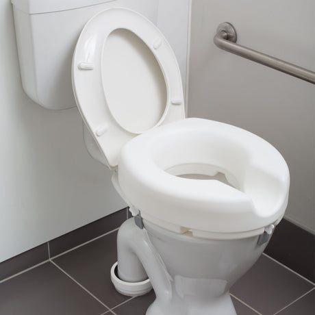 4" Raised Toilet Seat Without Armrests