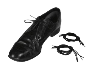 Parsons Black Elastic Shoelaces - 18"