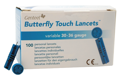 Butterfly Touch Lancets – Box of 100