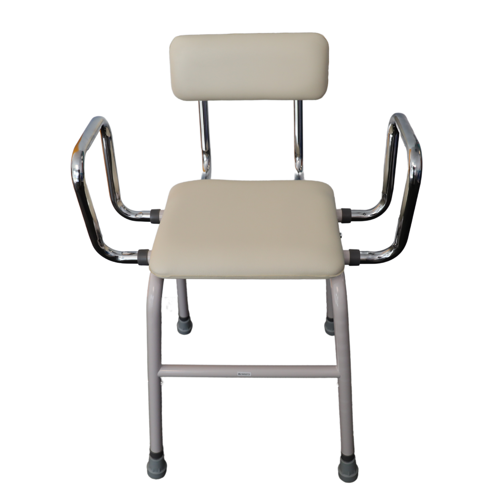 Perching Stool with Arms and Backrest