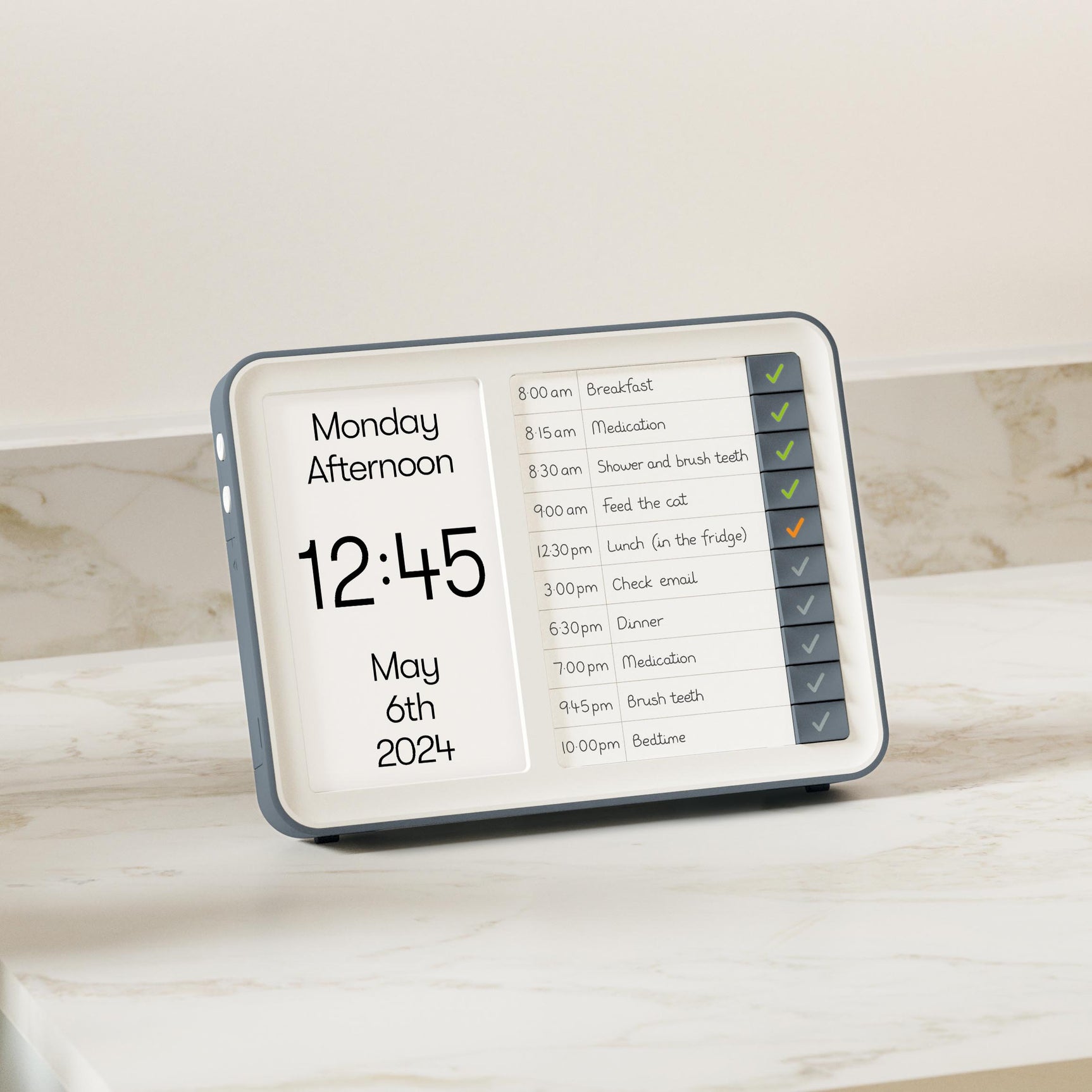 Day Hub Task Reminder Clock
