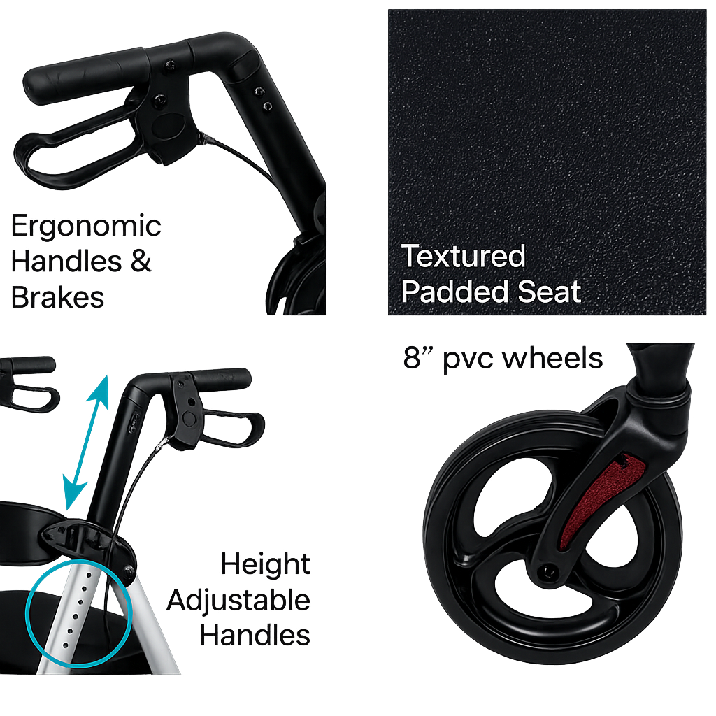Deluxe Bariatric Rollator