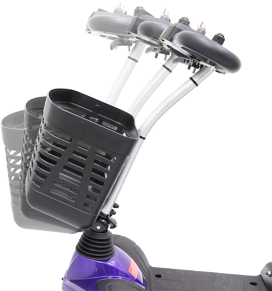 CTM HS-118A MOBILITY SCOOTER SKY BLUE