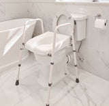 Mowbray Lite Toilet Frame & Seat - Width Adjustable