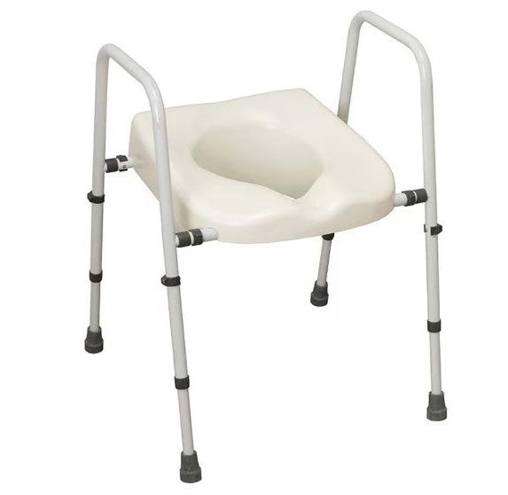 Mowbray Lite Toilet Frame & Seat - Width Adjustable