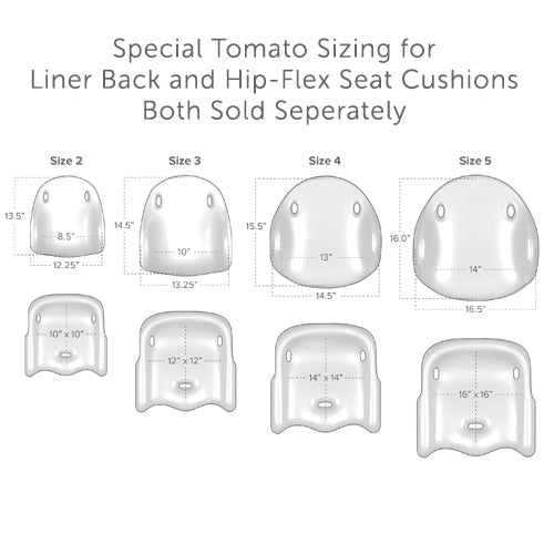 Special Tomato Soft-Touch Hip Flex Seat