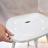 Swivel Shower Stool - White
