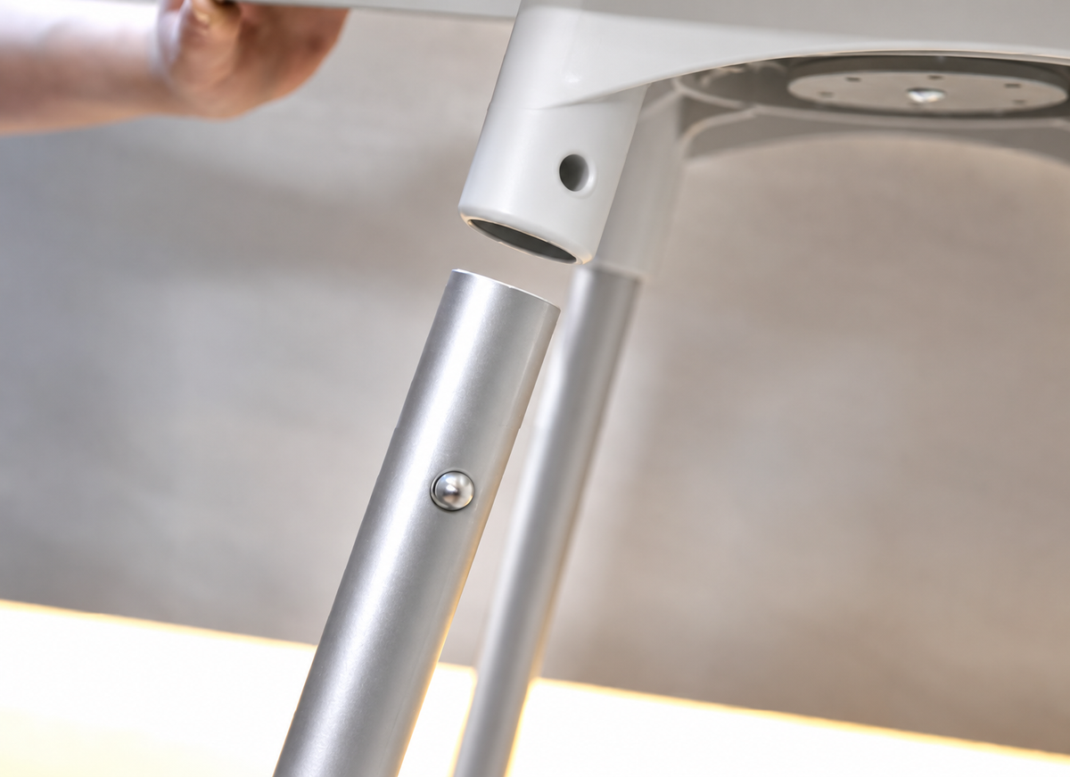 Swivel Shower Stool - White