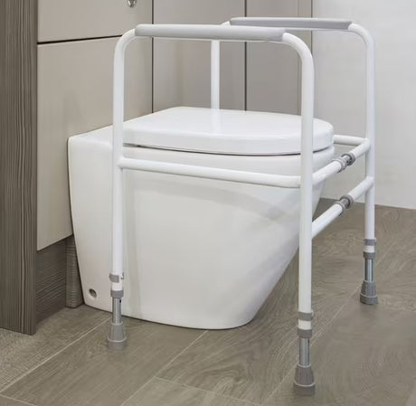 Width Adjustable Economy Toilet Frame