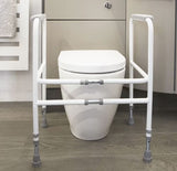 Width Adjustable Economy Toilet Frame